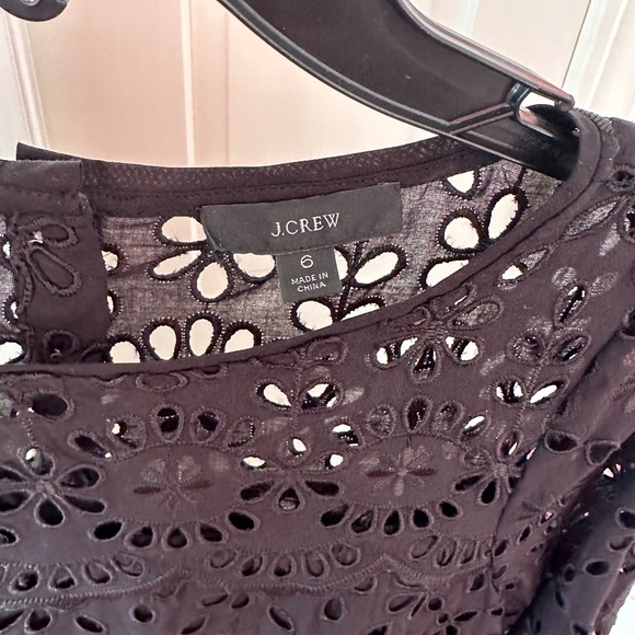 J Crew Black Cut Lace Sheath Dress - Picture 5 of 6